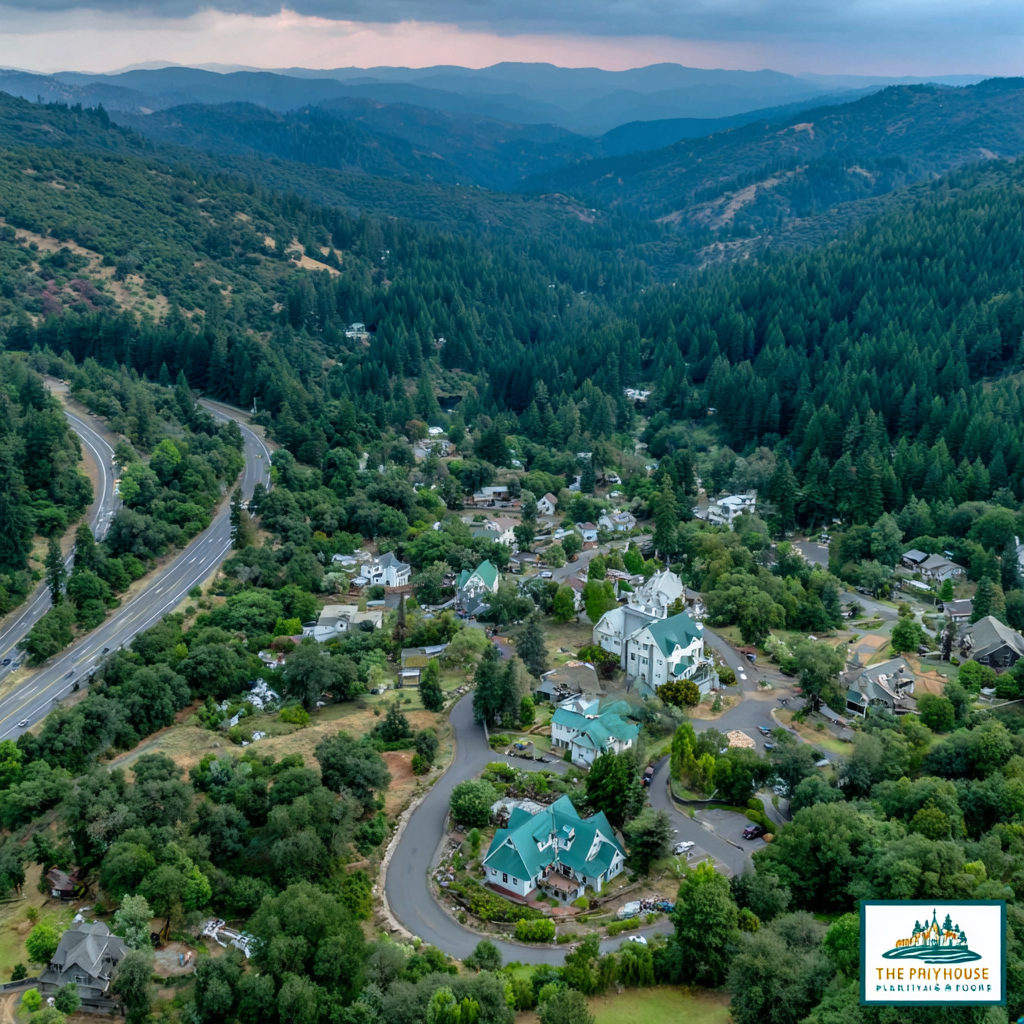 Aerial view of RHAH Rehab campus in Los Angeles